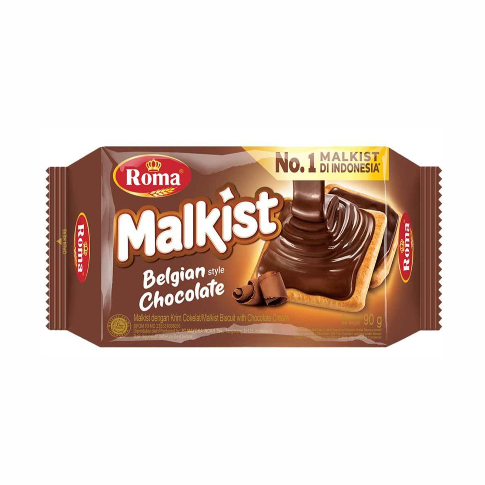 Roma Malkist Belgian style chocolate 90g